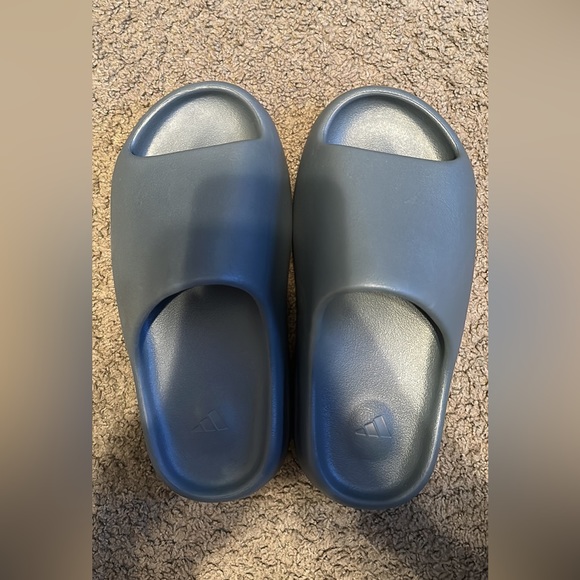 Brand new yeezy slides size slate grey